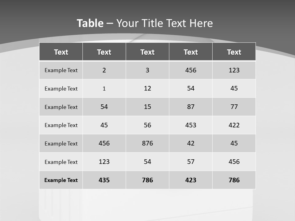 Laundry Generated White PowerPoint Template
