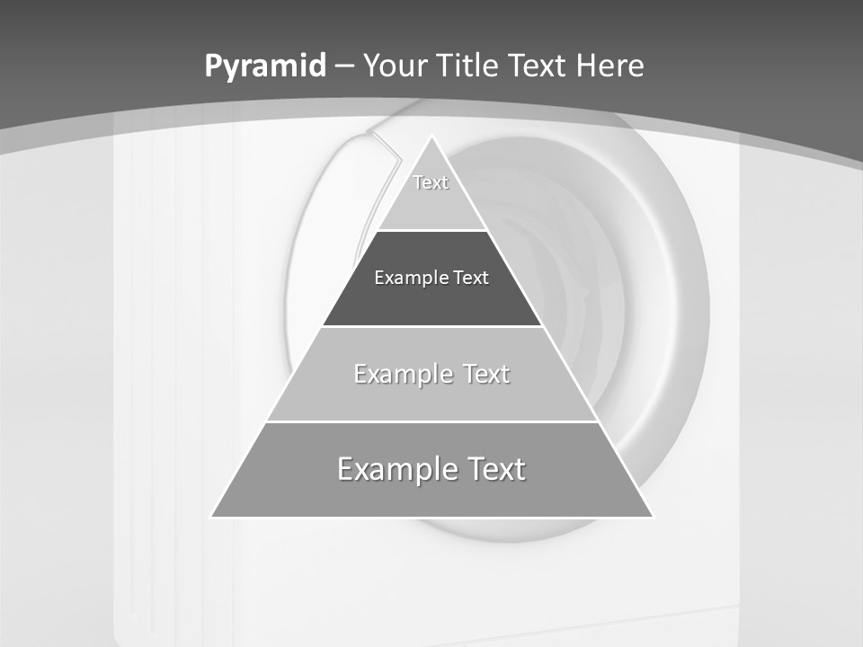 Laundry Generated White PowerPoint Template