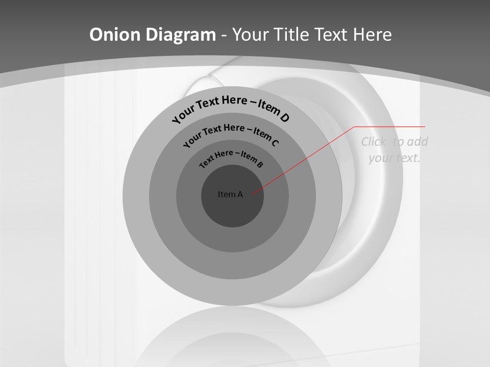 Laundry Generated White PowerPoint Template