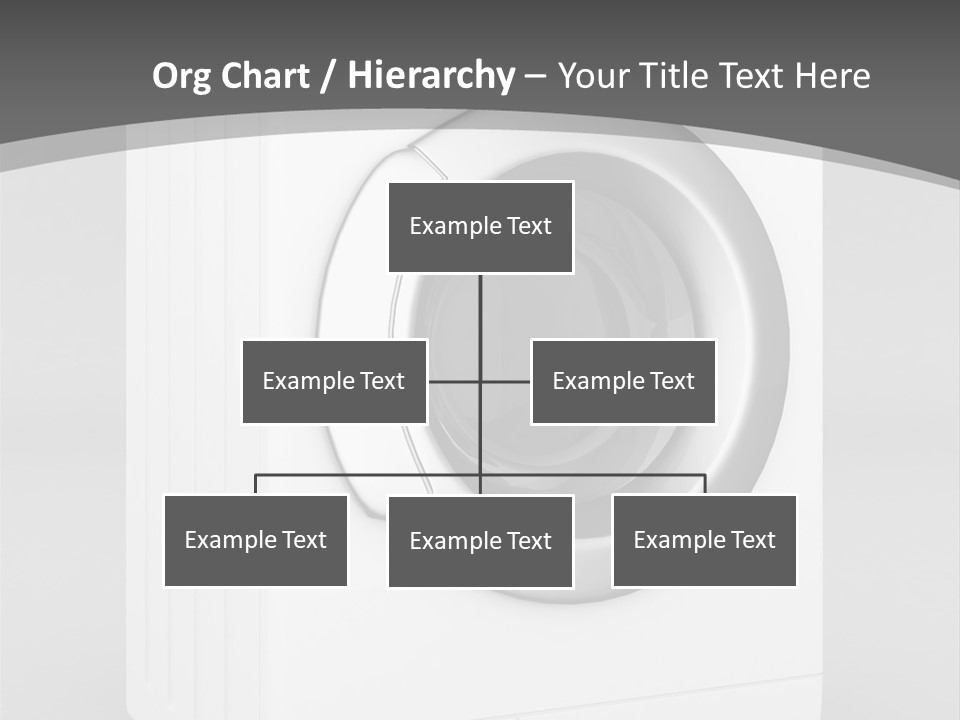 Laundry Generated White PowerPoint Template