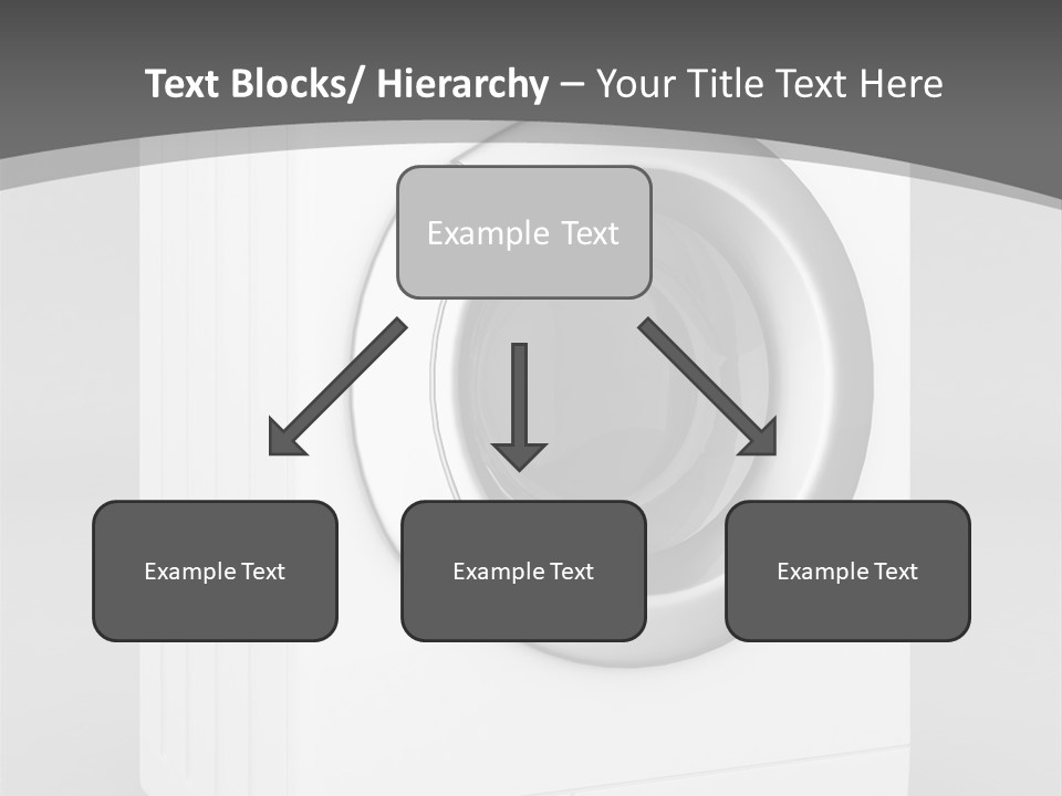 Laundry Generated White PowerPoint Template