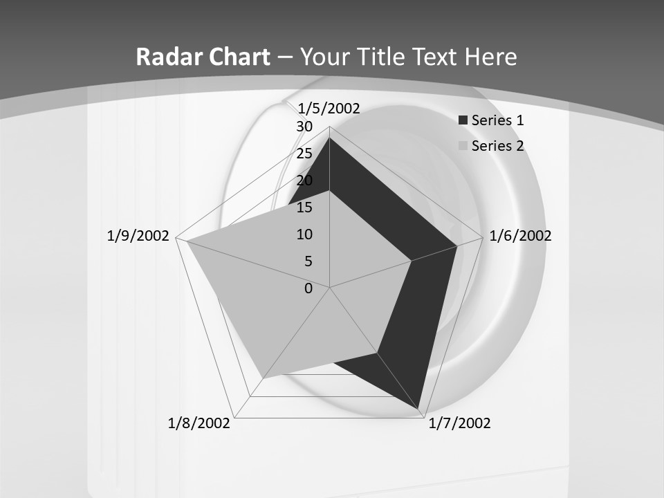 Laundry Generated White PowerPoint Template
