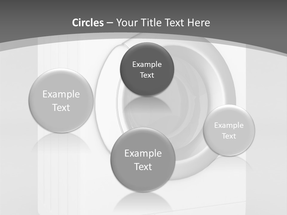Laundry Generated White PowerPoint Template