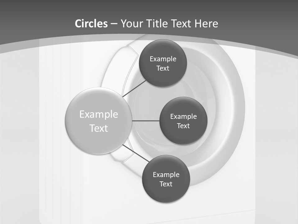 Laundry Generated White PowerPoint Template