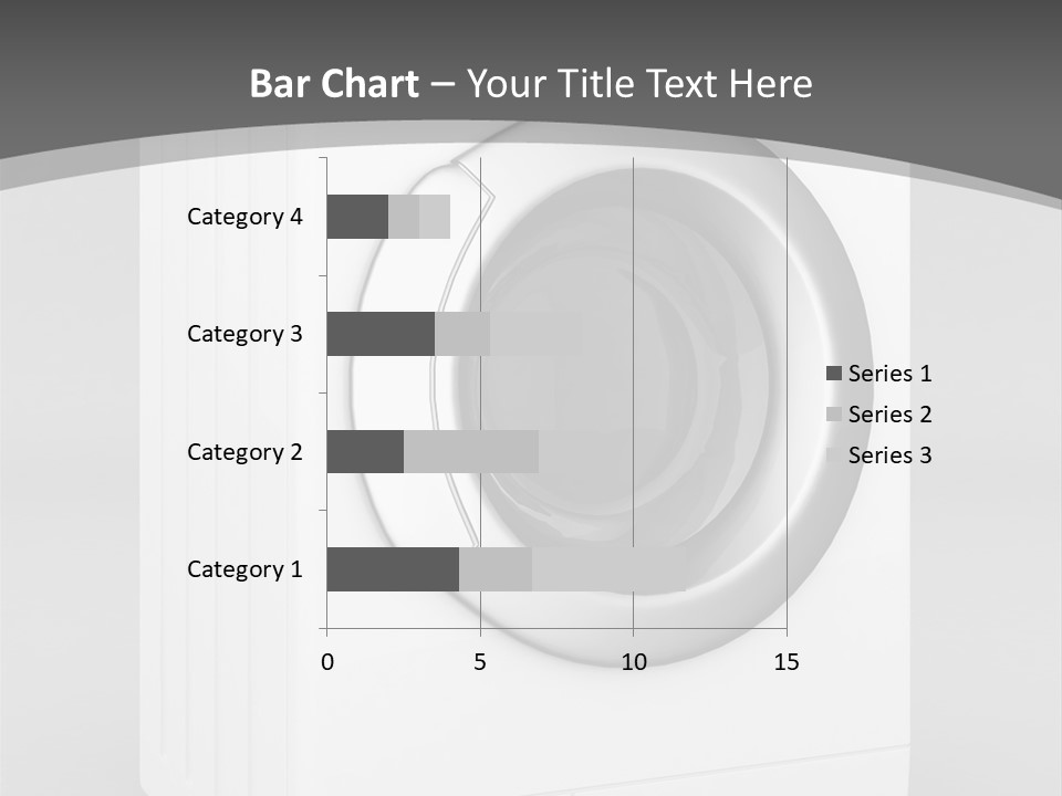 Laundry Generated White PowerPoint Template