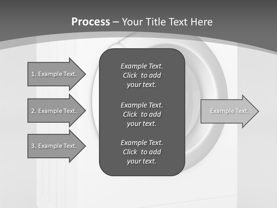 Laundry Generated White PowerPoint Template
