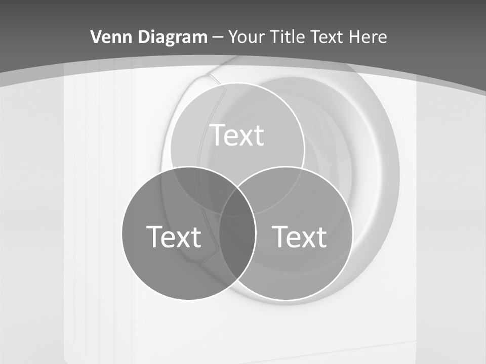Laundry Generated White PowerPoint Template
