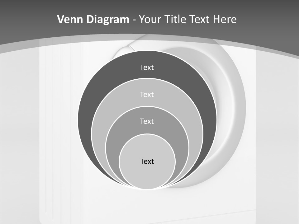 Laundry Generated White PowerPoint Template