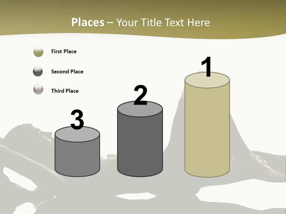 White Fitness Young PowerPoint Template