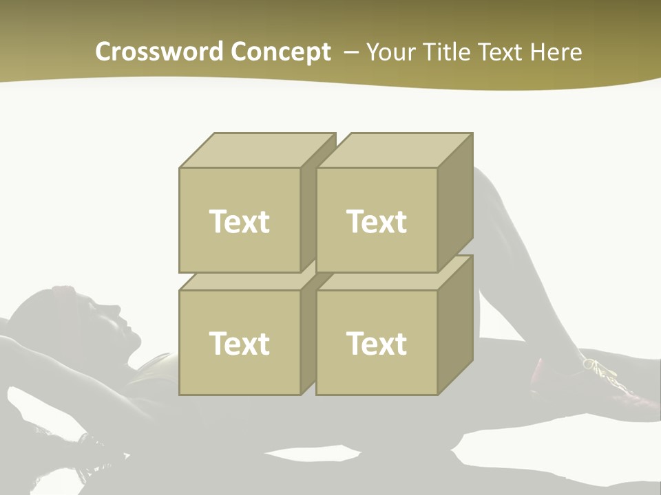 White Fitness Young PowerPoint Template