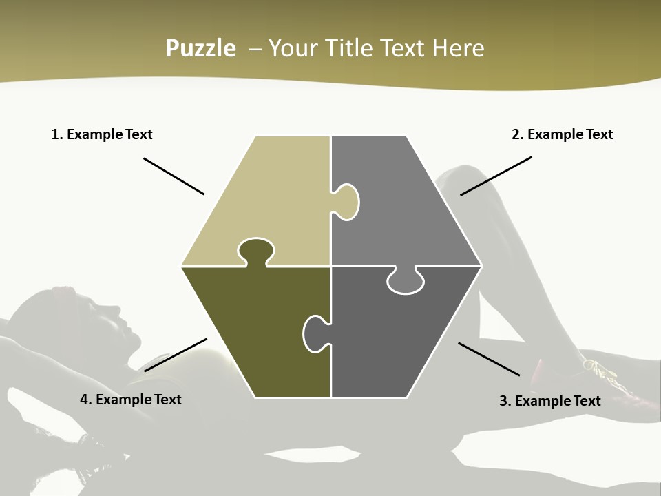 White Fitness Young PowerPoint Template