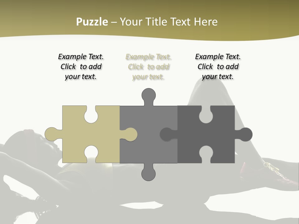 White Fitness Young PowerPoint Template