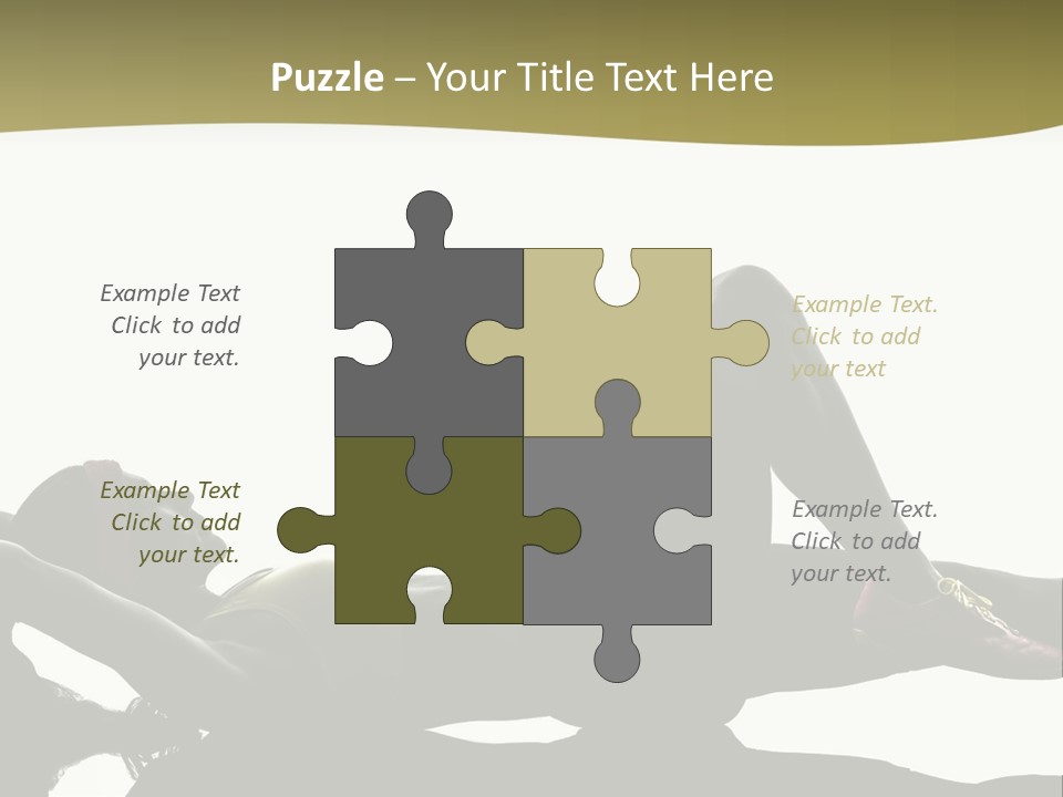 White Fitness Young PowerPoint Template