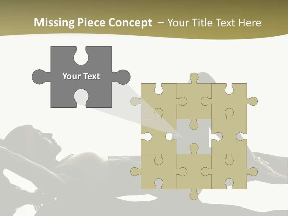 White Fitness Young PowerPoint Template