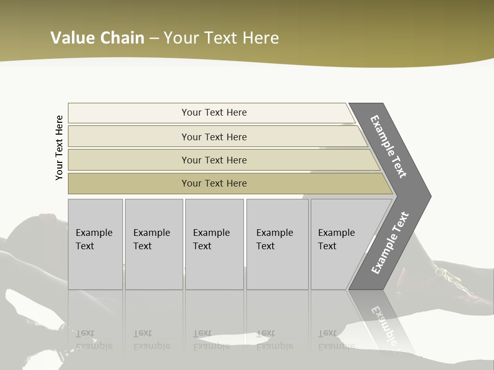 White Fitness Young PowerPoint Template