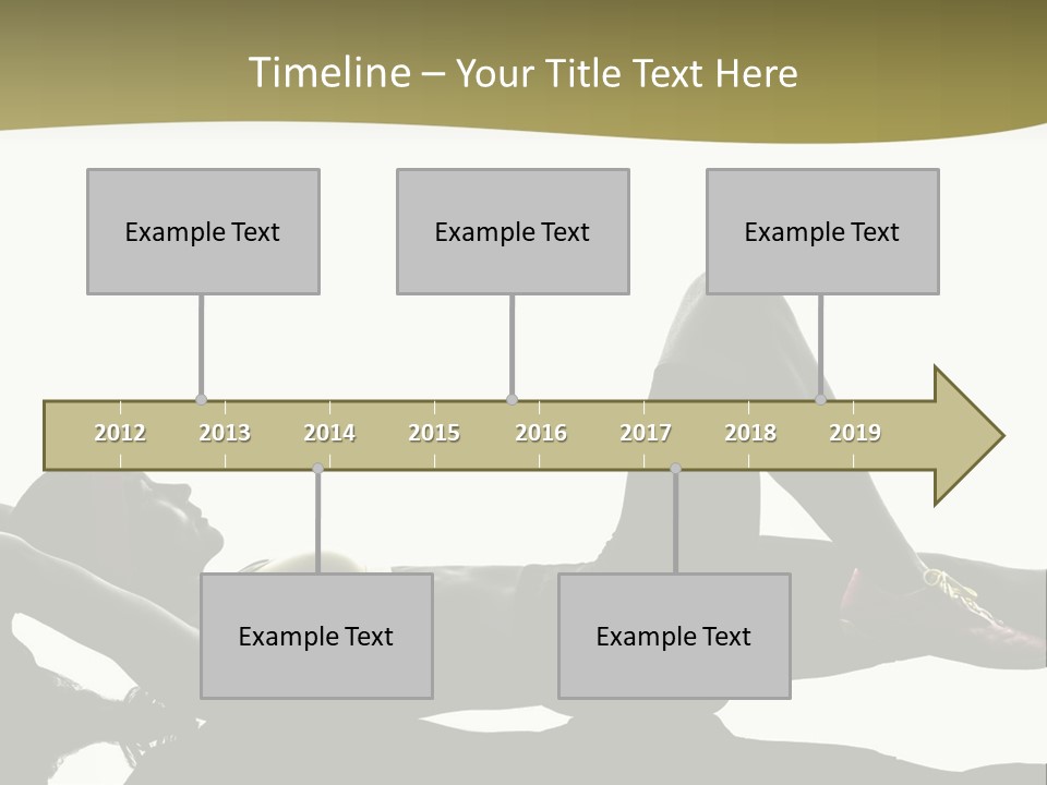 White Fitness Young PowerPoint Template