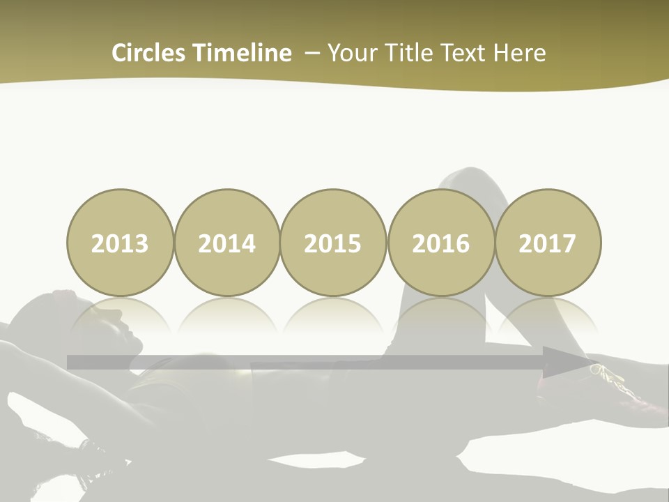 White Fitness Young PowerPoint Template