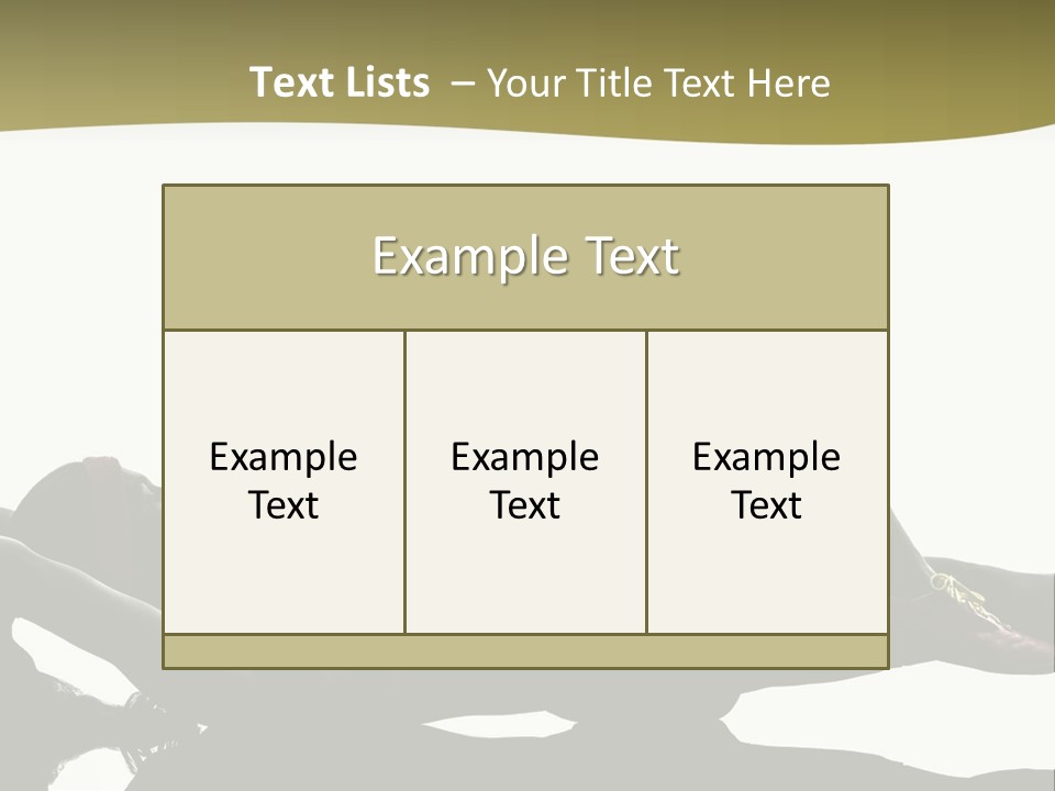 White Fitness Young PowerPoint Template