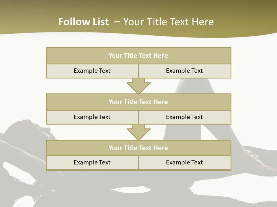 White Fitness Young PowerPoint Template