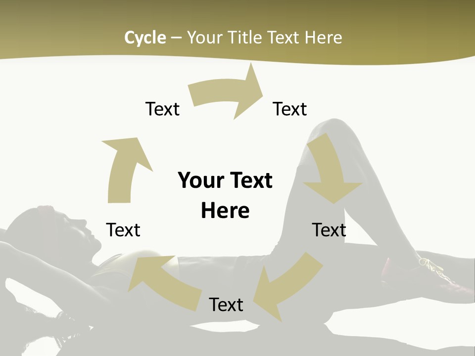 White Fitness Young PowerPoint Template