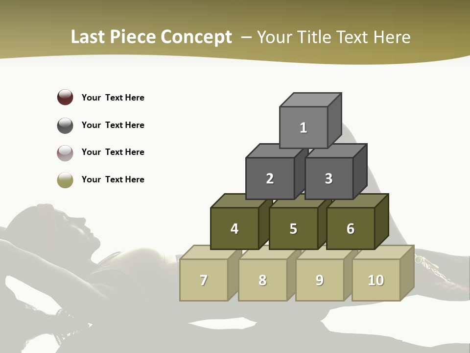 White Fitness Young PowerPoint Template