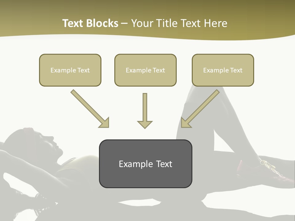 White Fitness Young PowerPoint Template