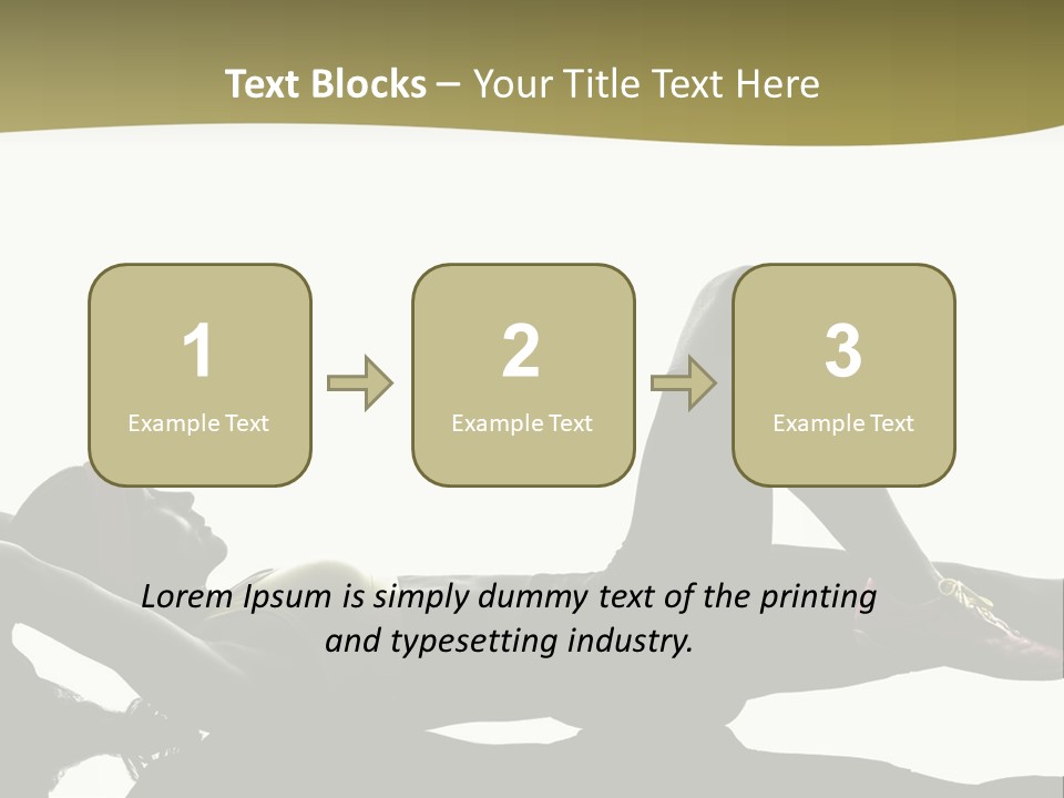 White Fitness Young PowerPoint Template
