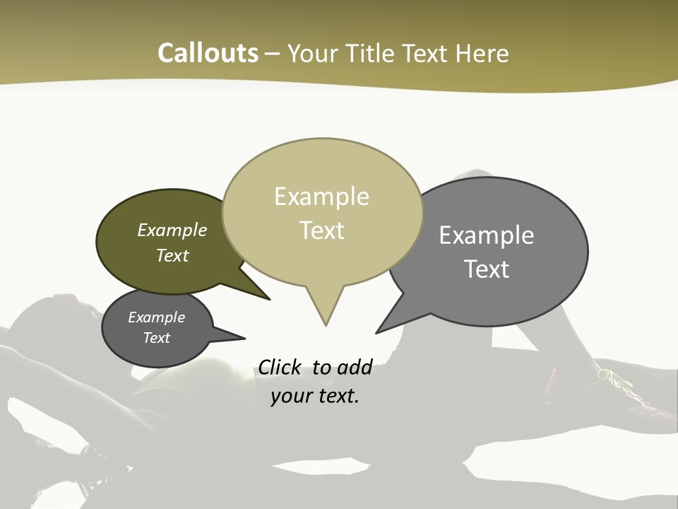 White Fitness Young PowerPoint Template