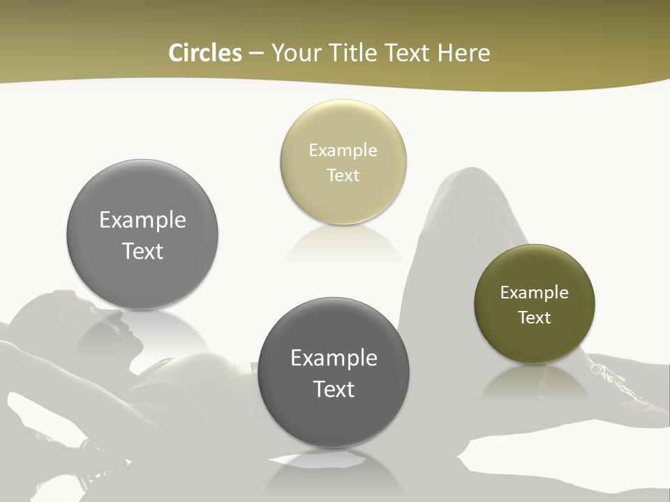 White Fitness Young PowerPoint Template