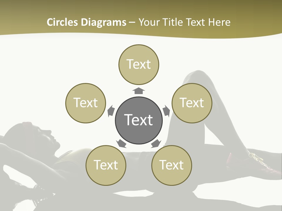 White Fitness Young PowerPoint Template