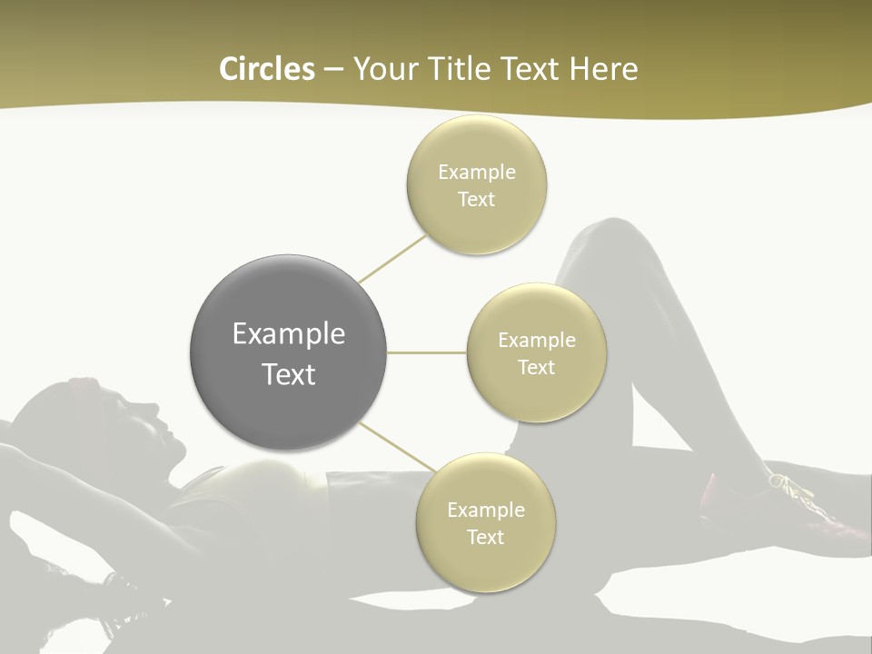 White Fitness Young PowerPoint Template