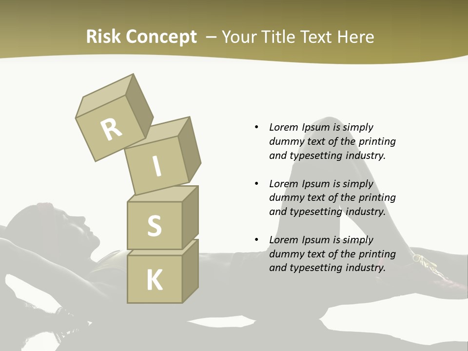 White Fitness Young PowerPoint Template