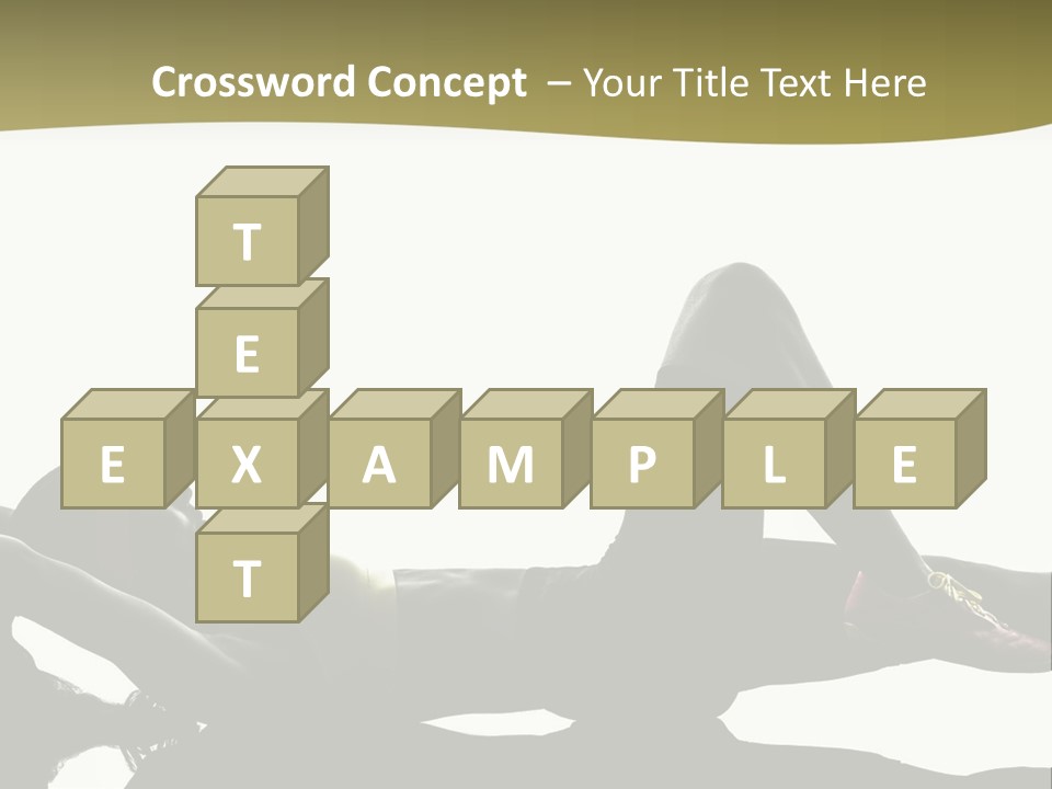 White Fitness Young PowerPoint Template