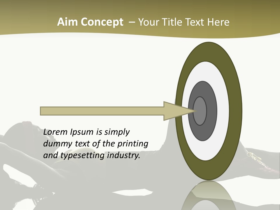 White Fitness Young PowerPoint Template