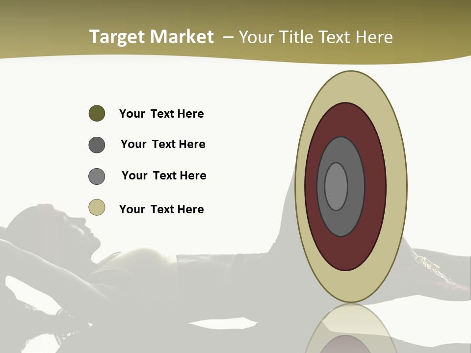 White Fitness Young PowerPoint Template