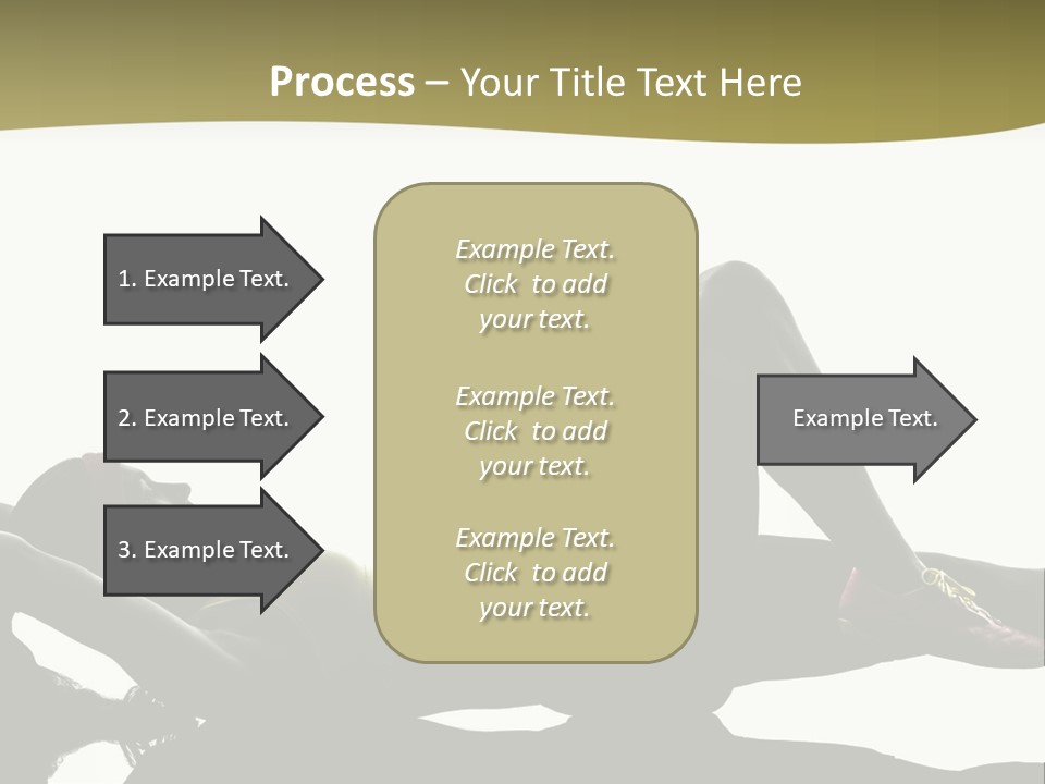 White Fitness Young PowerPoint Template