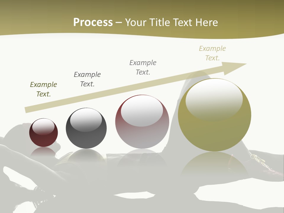 White Fitness Young PowerPoint Template