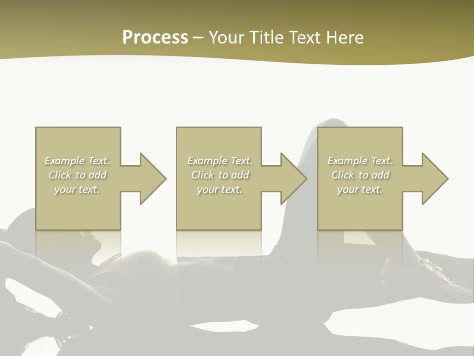 White Fitness Young PowerPoint Template