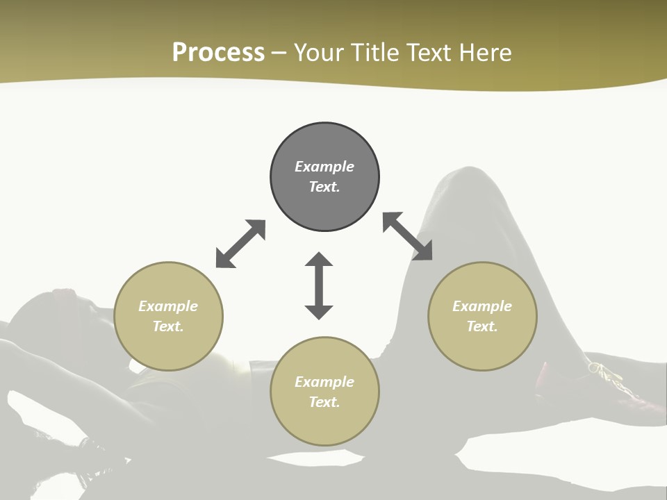 White Fitness Young PowerPoint Template