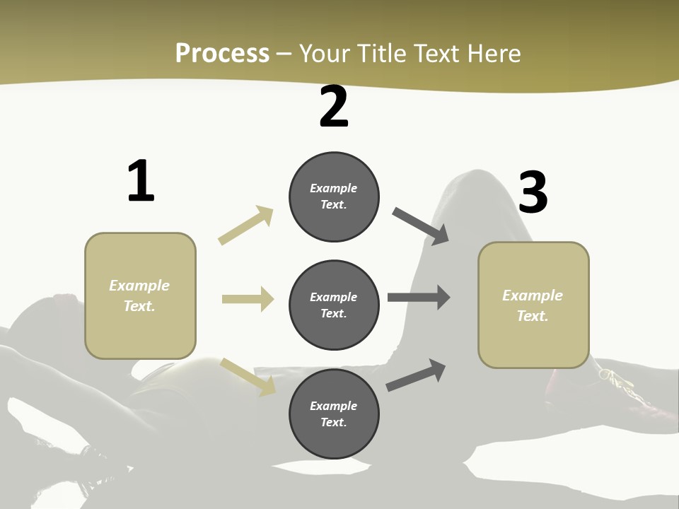 White Fitness Young PowerPoint Template