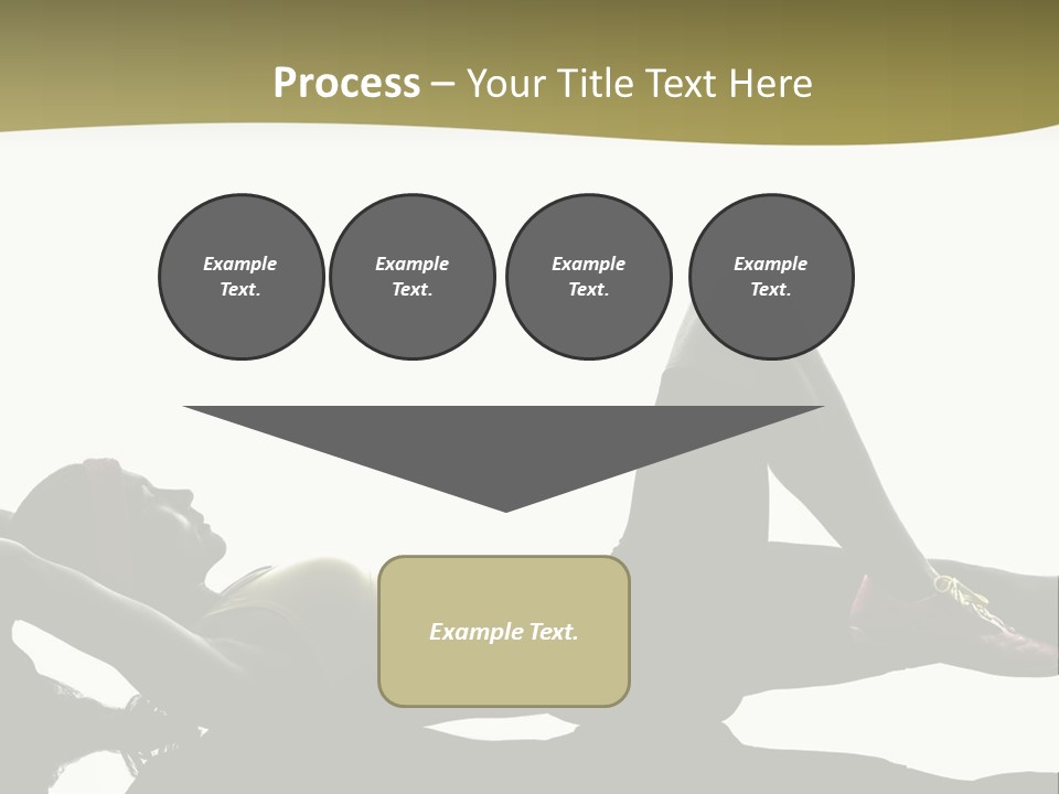 White Fitness Young PowerPoint Template