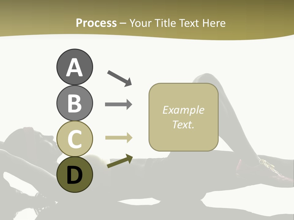 White Fitness Young PowerPoint Template