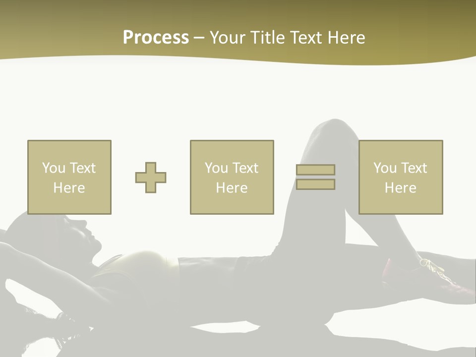 White Fitness Young PowerPoint Template