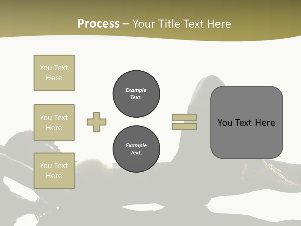White Fitness Young PowerPoint Template