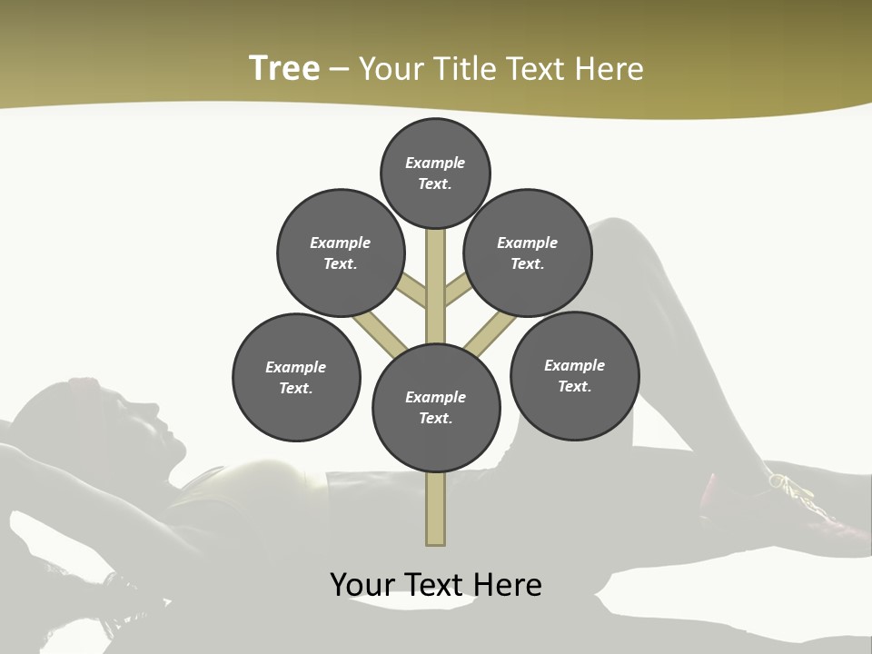 White Fitness Young PowerPoint Template