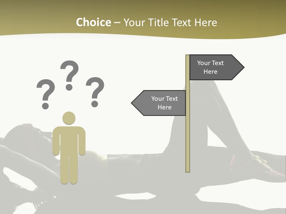 White Fitness Young PowerPoint Template