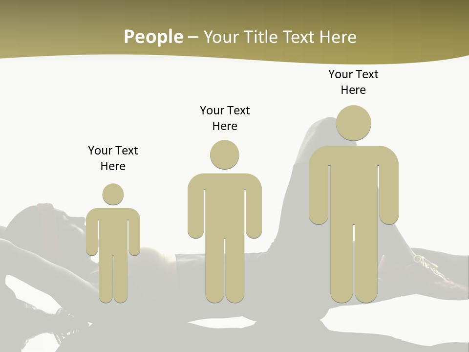 White Fitness Young PowerPoint Template