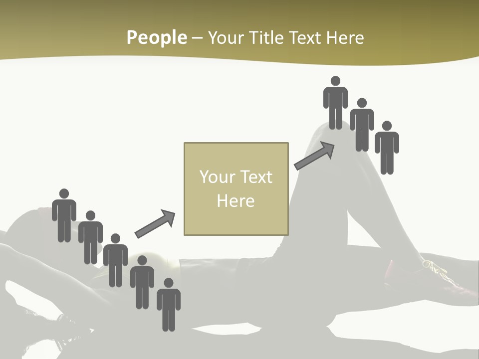 White Fitness Young PowerPoint Template