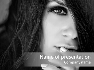 Person Hairstyle  PowerPoint Template