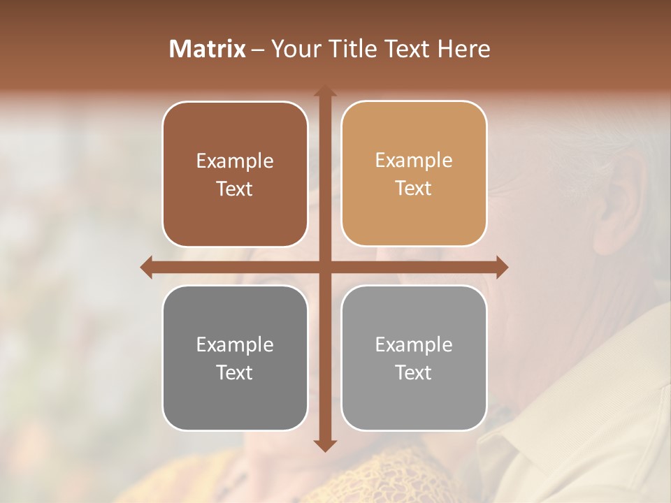 Aged Pensioner Elderly PowerPoint Template